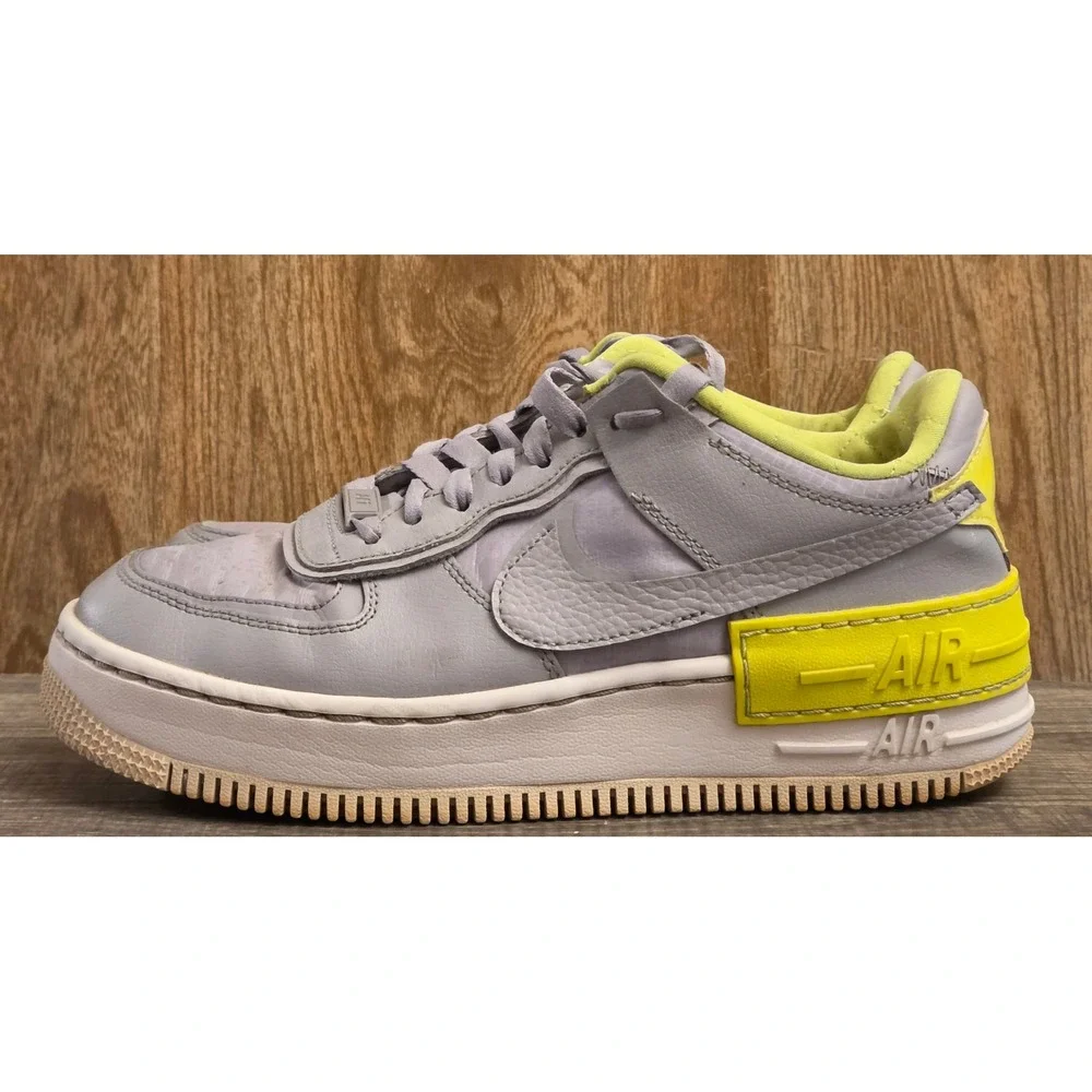 Nike Air Force 1 Shadow SE Sneakers Shoes Women's Size‎ 8 Atmosphere Grey